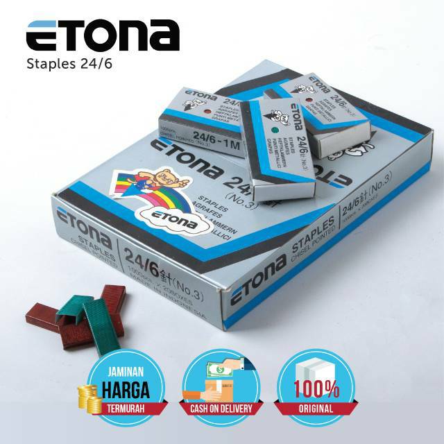 ISI STAPLES ETONA 24/6 No. 3