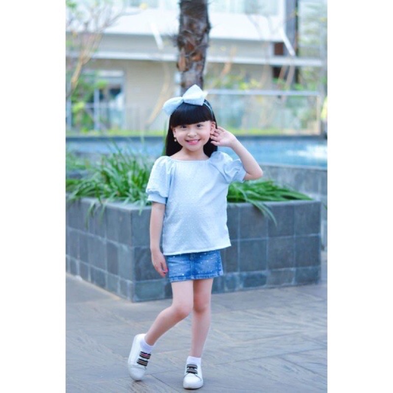 new arrival gloria sleeve blouse /atasan anak lucu/kaos anak