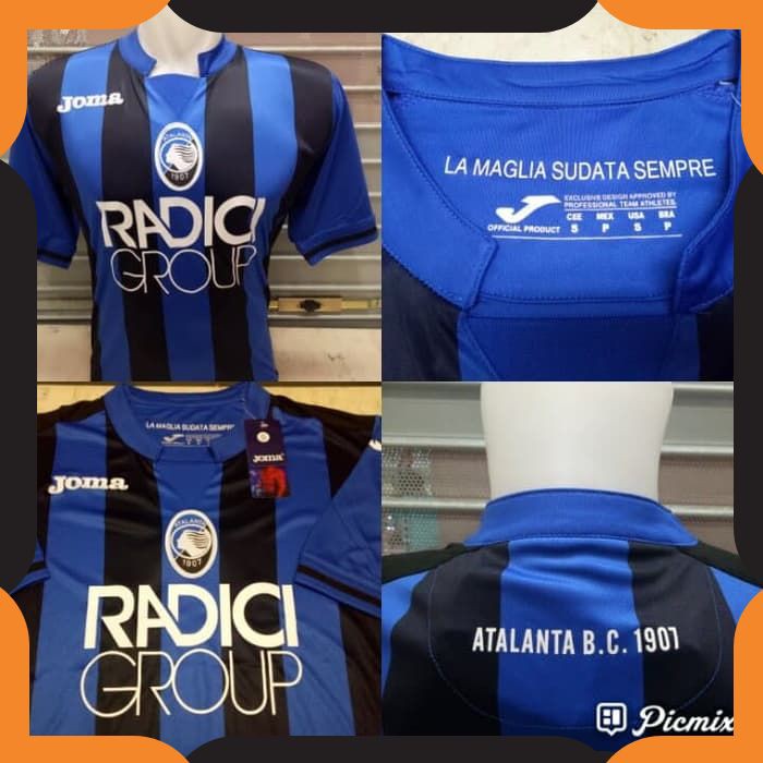 {COD}390 JERSEY  BOLA KAOS JERSEY  ATALANTA HOME 201  MANCHESTER UNITED TRAINING GRADE ORI