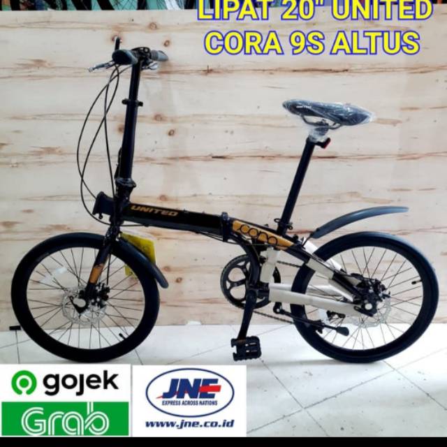 Sepeda Lipat United Cora 9Speed 20inch