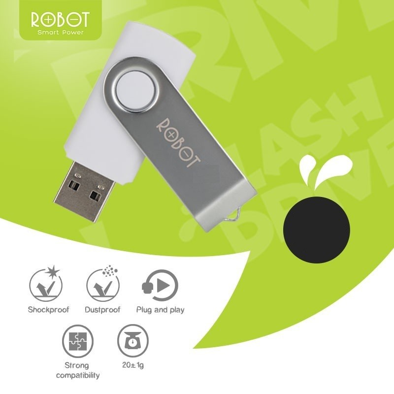 Robot Flash Disk 4GB RF-104 - Flashdisk 4 Gb