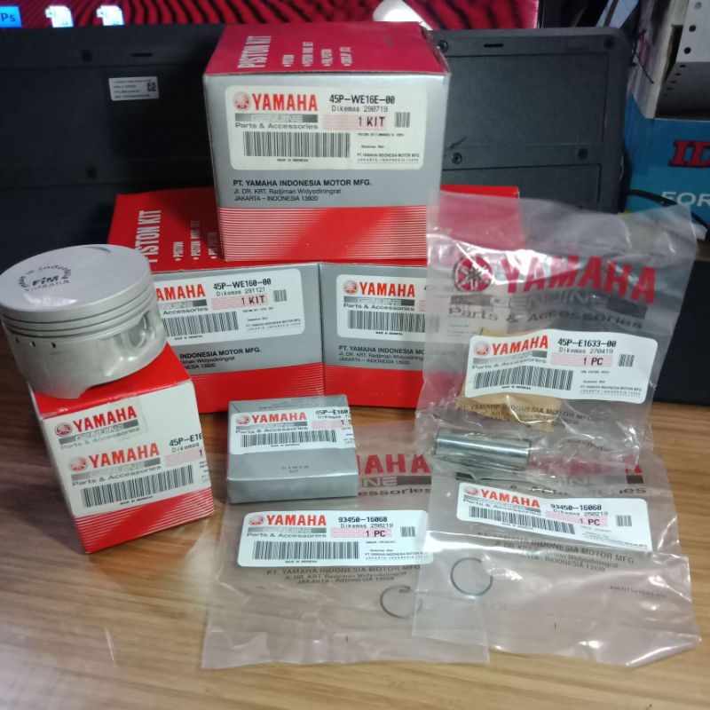 PISTON RING SEHER KIT SET 45P BYSON KARBU FI INJEKSI OS SIZE STANDAR STD 0 50 100 ORIGINAL ORI ASLI 