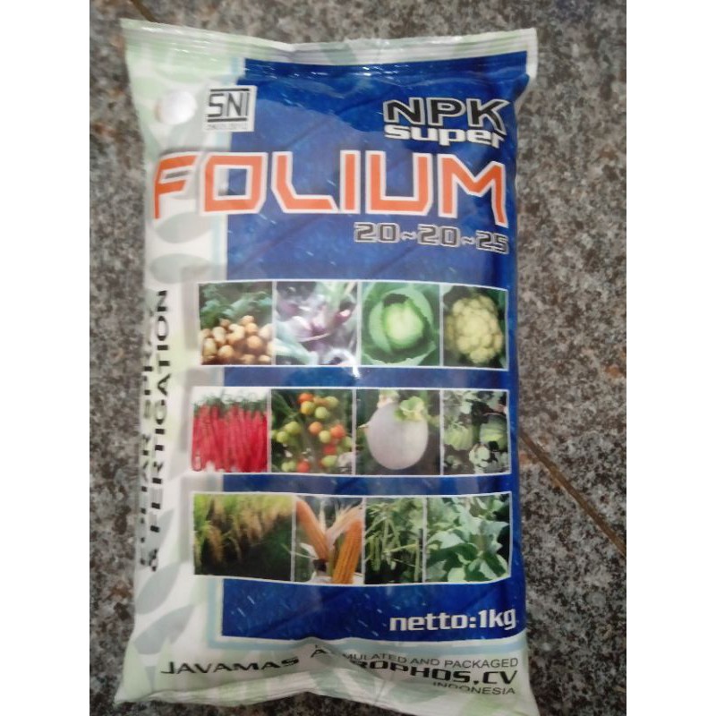 

FOLIUM NPK 20-20-25 1 Kg
