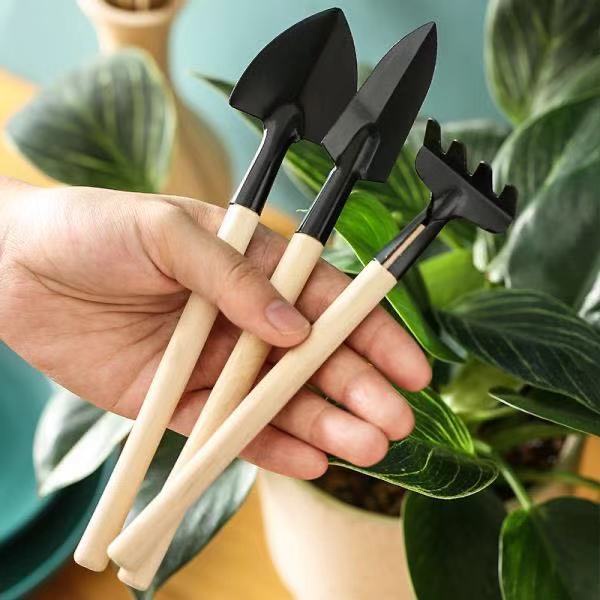 Garden Tools Mini 3 Pcs / Set Peralatan Berkebun Praktis / Peralatan Taman Set Sekop Mini 3 In 1 / TS-119