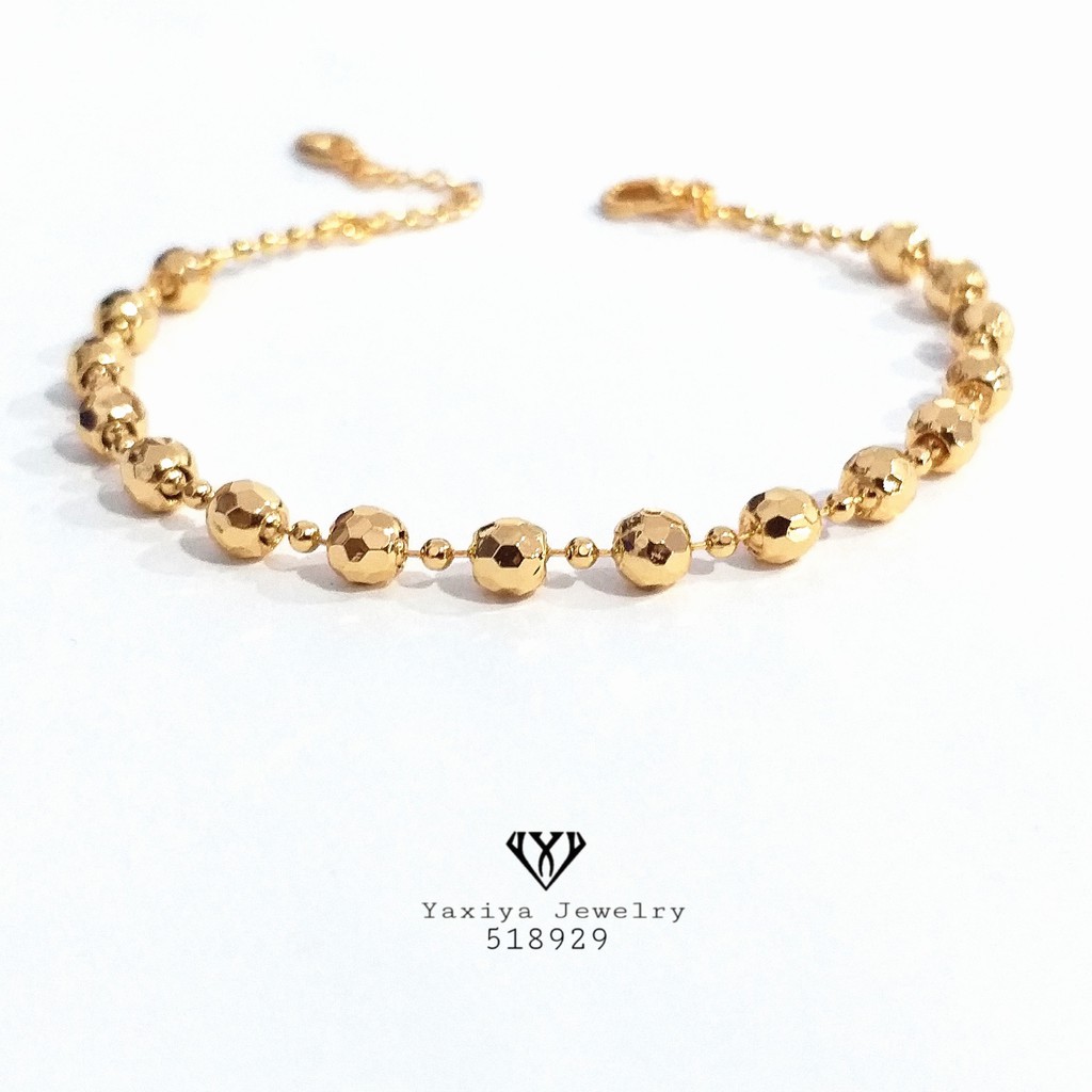 

Gelang Jurai biji lada Perhiasan imitasi Gold Yaxiya Jewelry 521