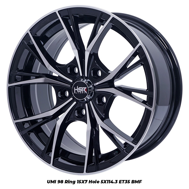 Velg mobil Brio,Agya,Ayla ring 15 HSR HIROSHIMA L1660 R15