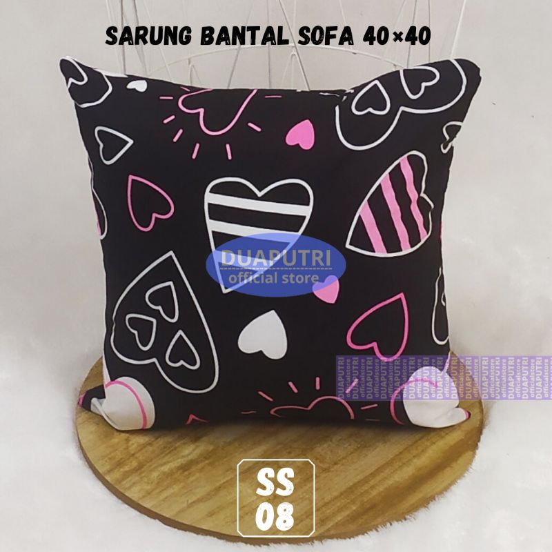 Sarung bantal sofa 40×40 motif bedcover