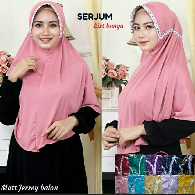 JILBAB SERUT  JUMBO LIST / HIJAB  SERUT JUMBO COMBINASI