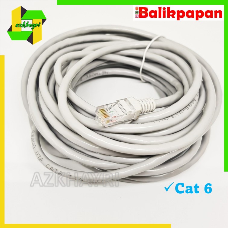 KABEL LAN 15M 10 M CAT 6 UTP Cable 15 METER PABRIKAN CAT6