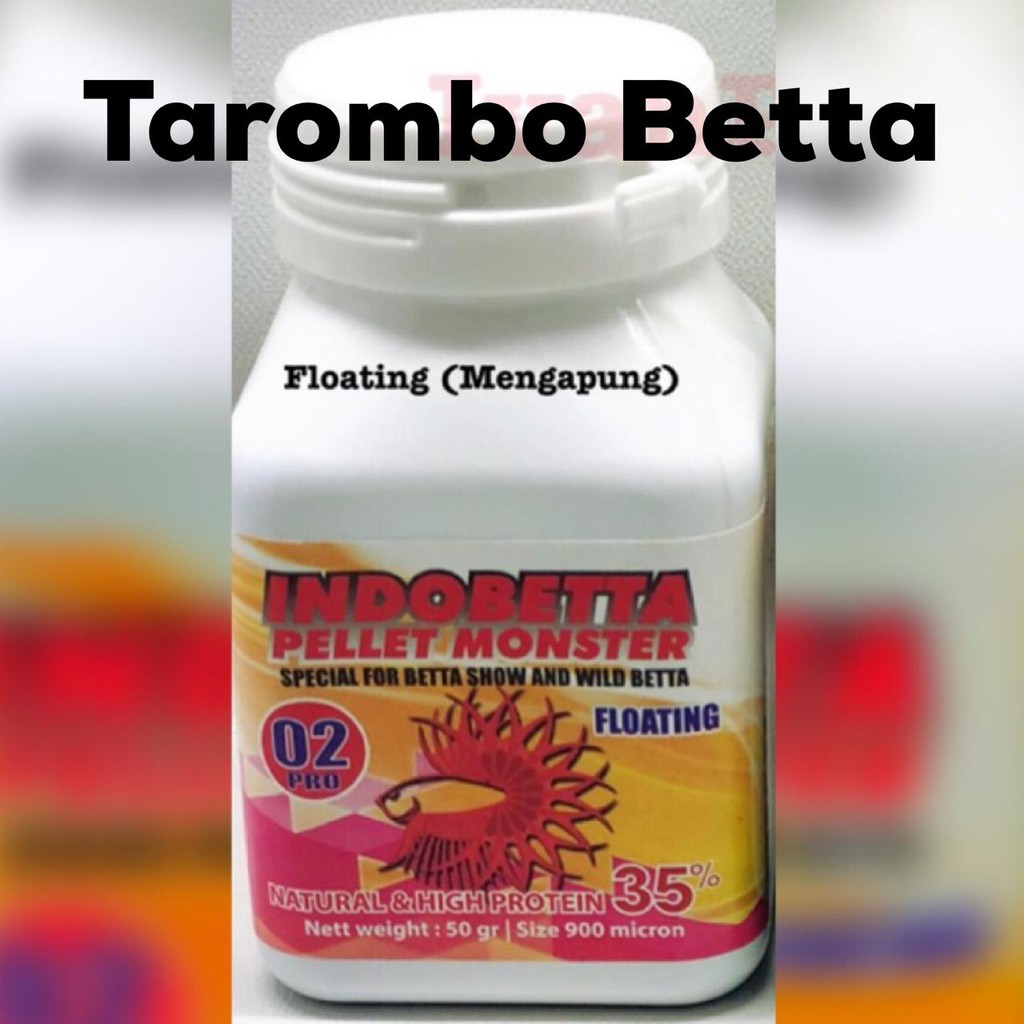 Pelet Monster Pro 02 FLOATING Mengapung - Pellet Premium Makanan Ikan