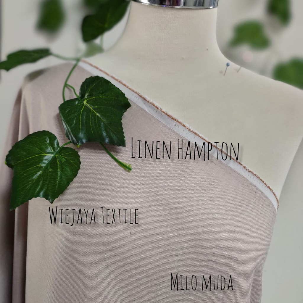 Kain Katun Linen Hampton Murah , cocok untuk pakaian pria dan wanita serta anak anak, Formal dan non formal