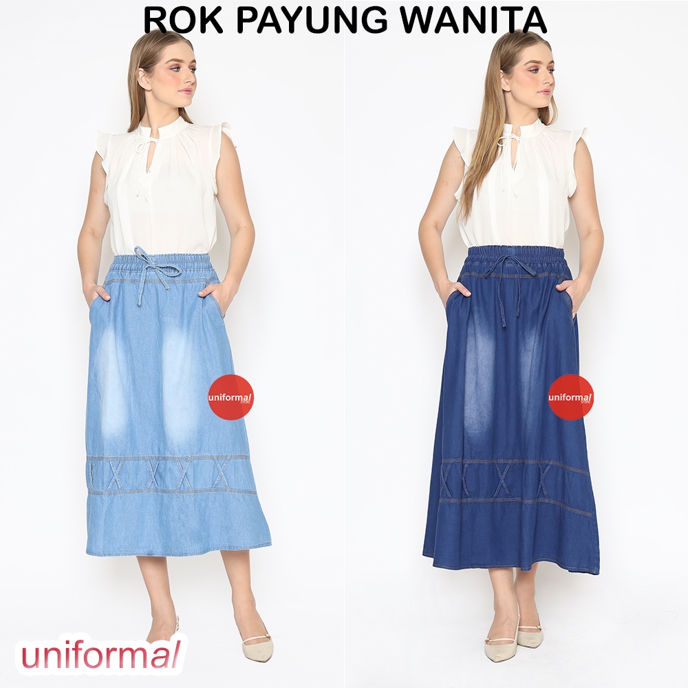 ROK JEANS PANJANG ANAK/TANGGUNG/REMAJA PEREMPUAN SIZE 6-18 TAHUN MODEL A