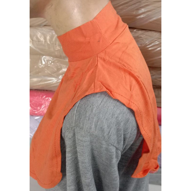 manset leher orange nudisan bahan kaos rayon super premium