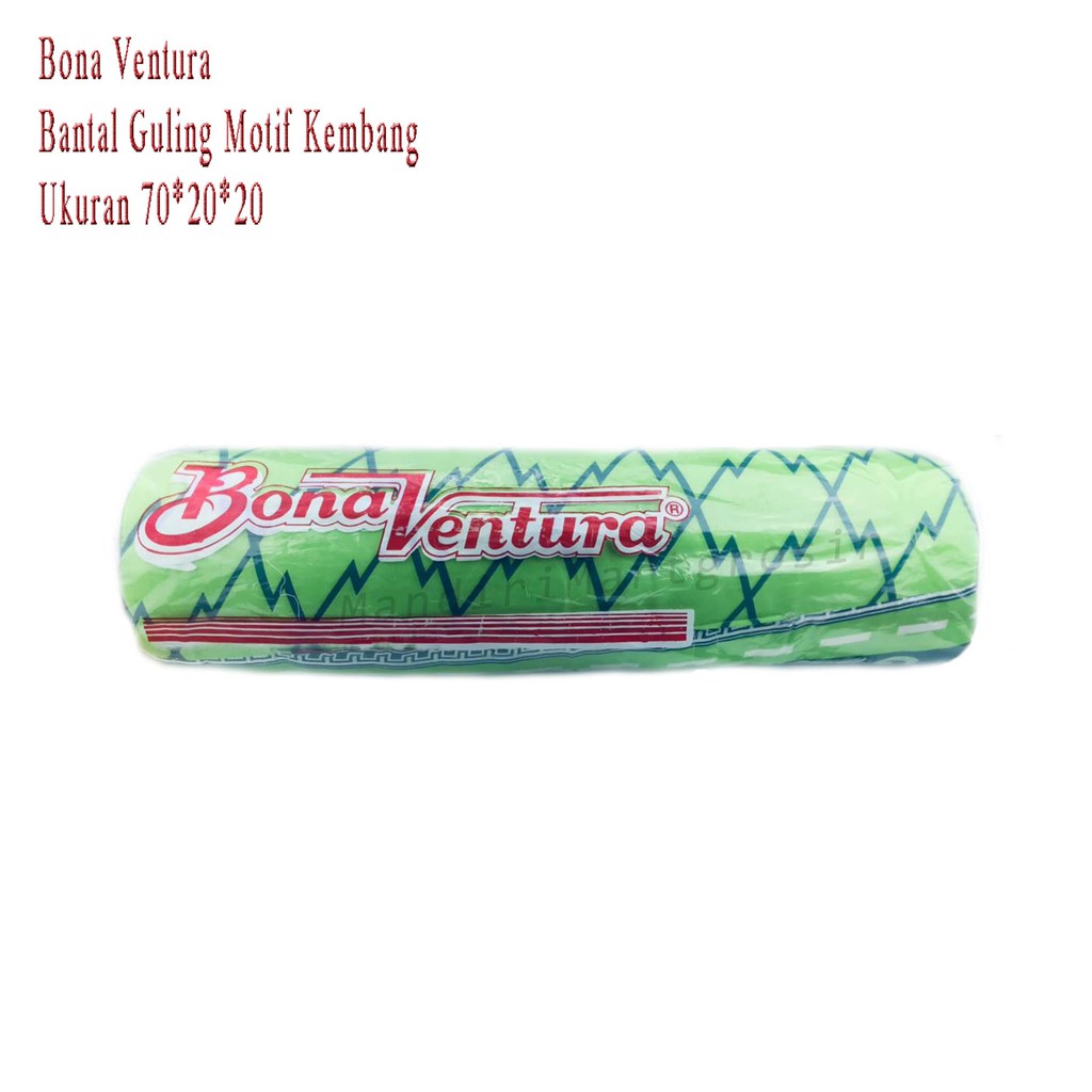 Bantal guling *Bona Ventura * motif kembang * 78*20*20cm*