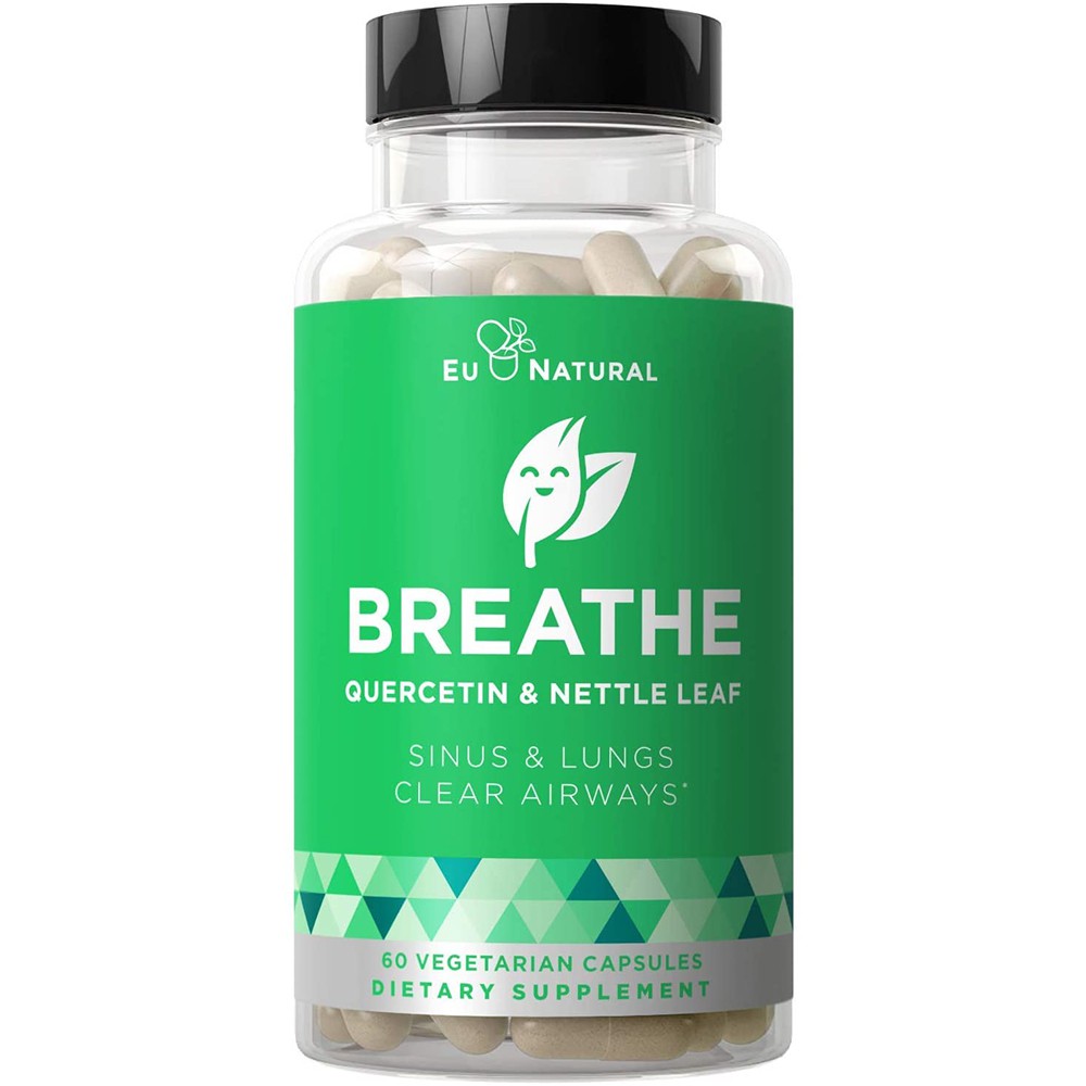 Eunatural / Eu Natural BREATHE Obat Sinus / Sinusitis &amp; Rhinitis / Alergi / Asma / Asthma ORI USA