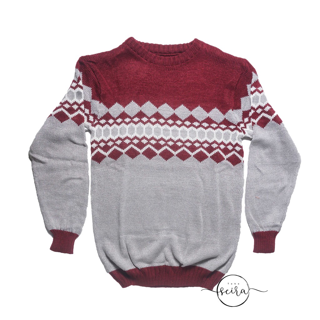 [BISA COD] Sweater Rajut Michael Tribal Unisex