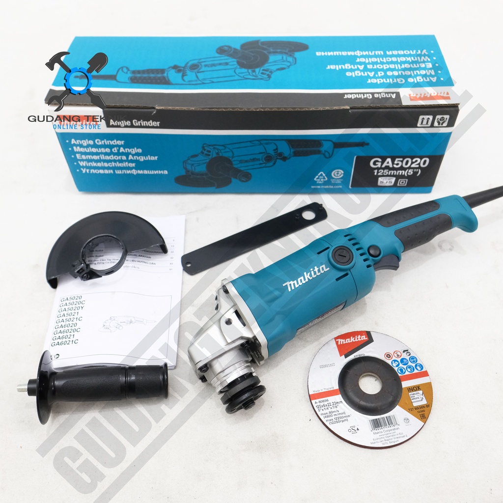 Gerinda Tangan MAKITA GA5020 5inch / Angle Grinder 5 inch MAKITA GA 5020 - Mesin Gerinda Tangan