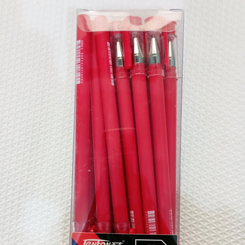 Yamata-  Ballpoint Gel Merah /Pulpen Tinta Merah / Pulpen Gel Merah