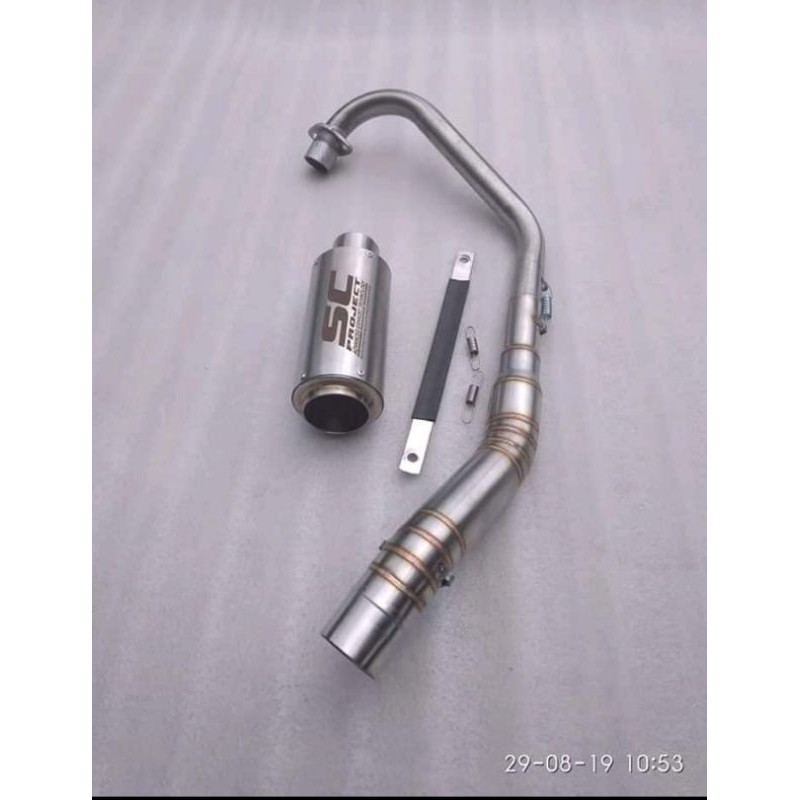 TERLARIS Knalpot Racing MX Vixion CBR150 CB150R GSXR Sonic Satria R15 Xabre-2