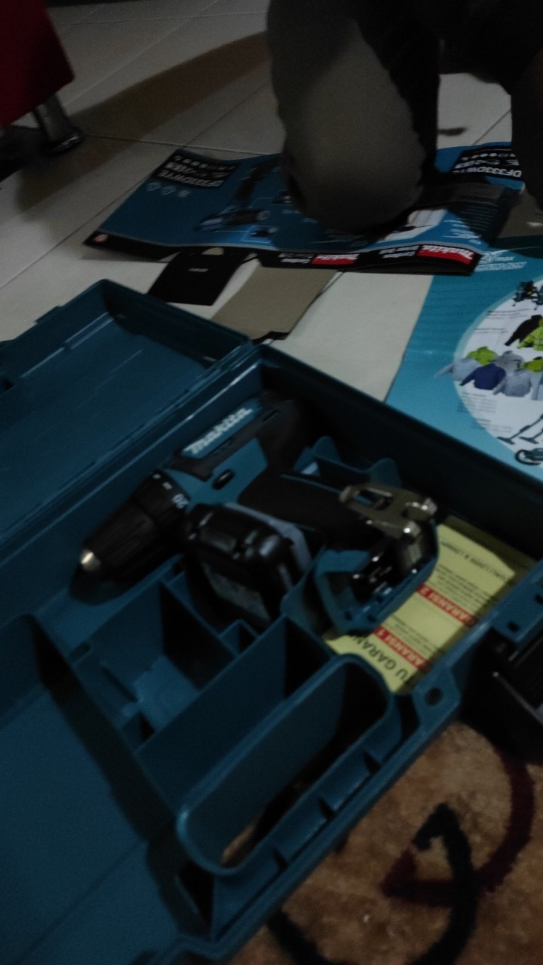 Paket Mata Bor Set 70pc / Mesin Bor Baterai Cordless Drill / Makita Df331 / Termurah Terlengkap