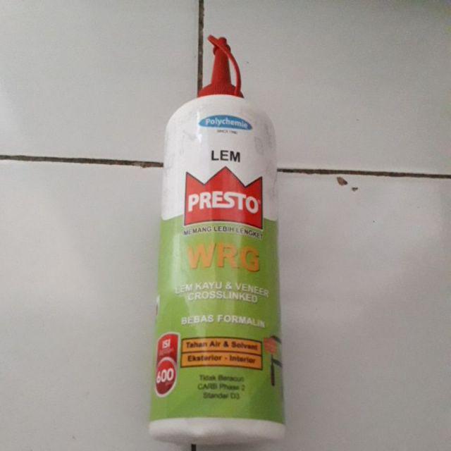 Lem Kayu Crosslinked Presto Wrg 600g Waterproof Produk Polychemie Asia Pacific Permai