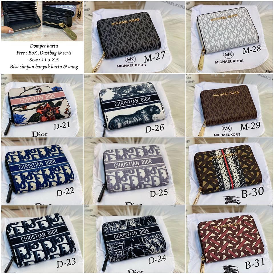 DOMPET WANITA IMPORT DOMPET KARTU FREE BOX