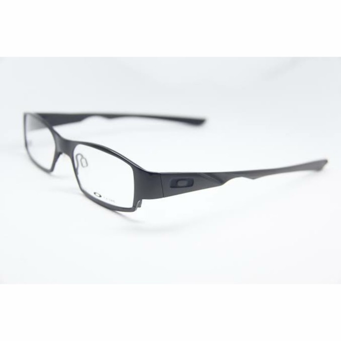 frame kacamata titanium pria dictate full dark grey