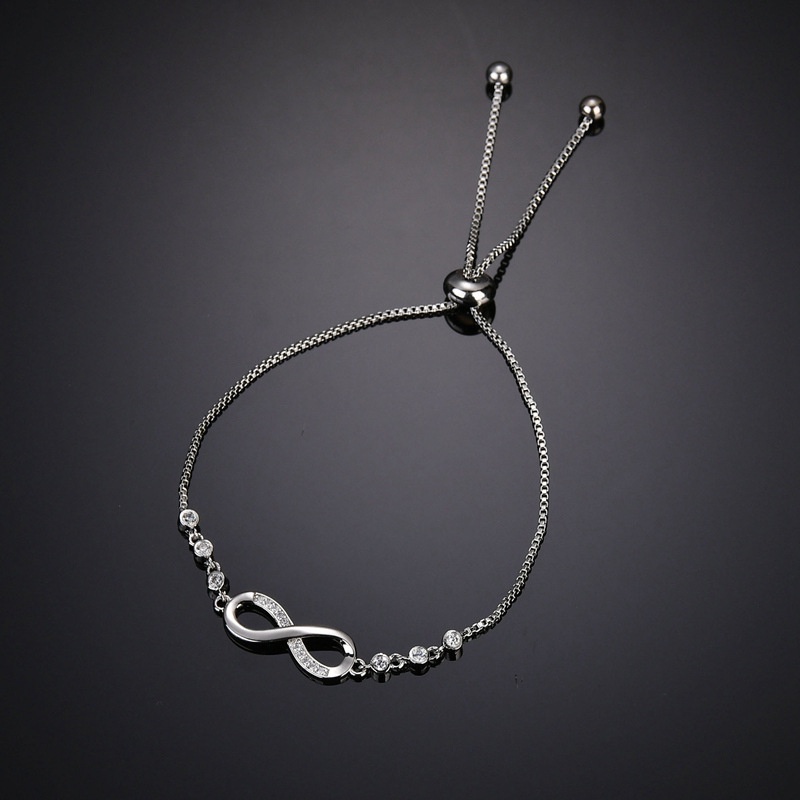 COD✨1 Pcs Gelang Gaya Korea 8 membentuk Sederhana Dan Modis Baru Untuk Pacar Dan Sahabat