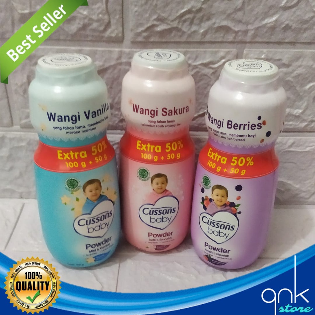 Cussons Baby Powder 150gr Bedak Cussons Bedak Bayi