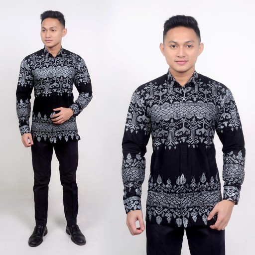 Kemeja Batik Pria Ppbtk07 Wsa04 Lengan Panjang /kemejapria/kemejabatik/batikpria/batikmodern