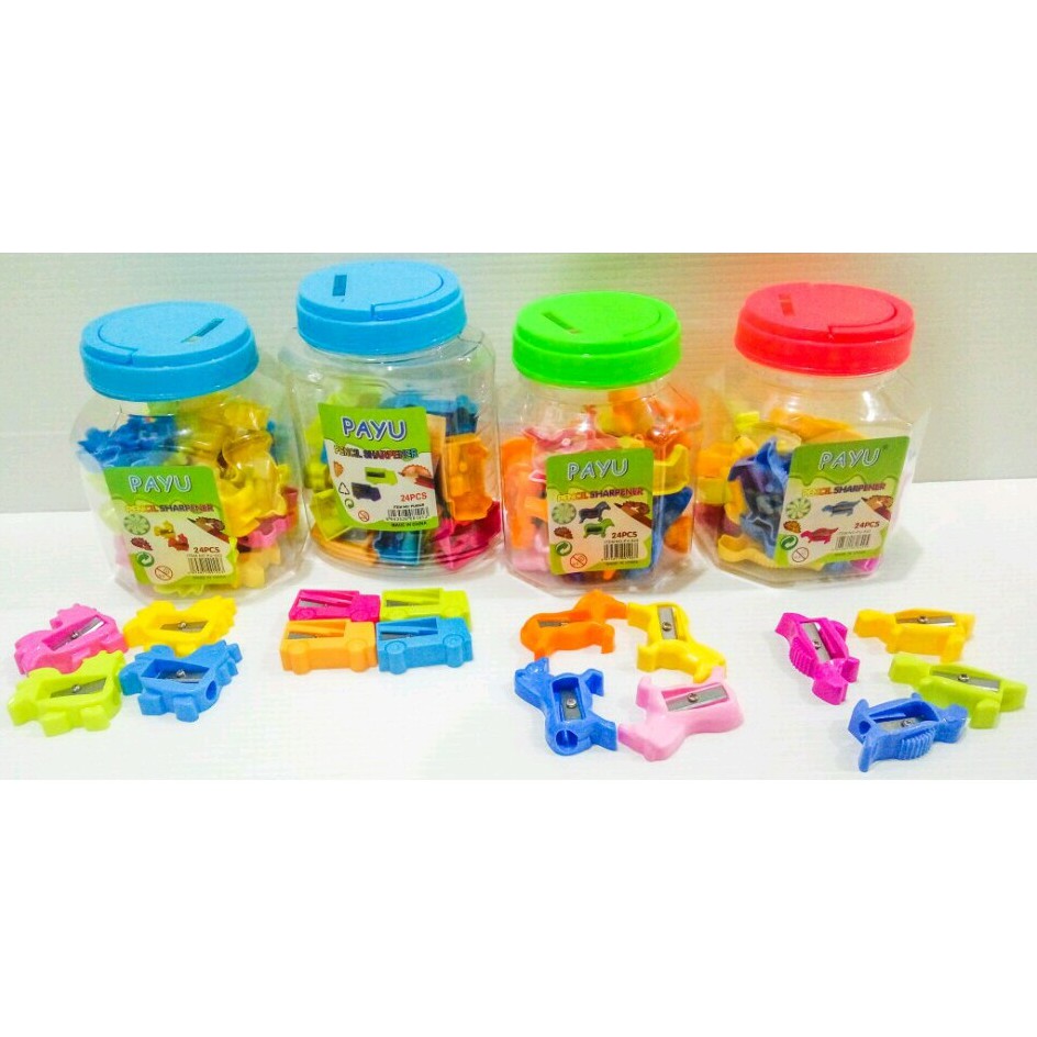 

KEROKAN / SERUTAN / RAUTAN PENSIL TOPLES KARAKTER ISI 24PCS ATK MURAH