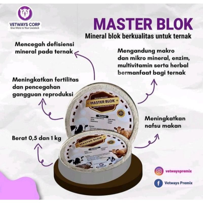 mineral-blok meningkatkan nafsu makan