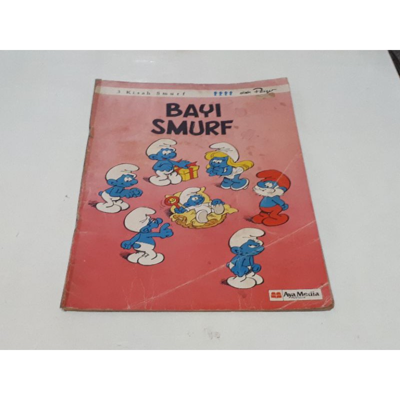 komik 3 kisah Smurf  BAYI SMURF