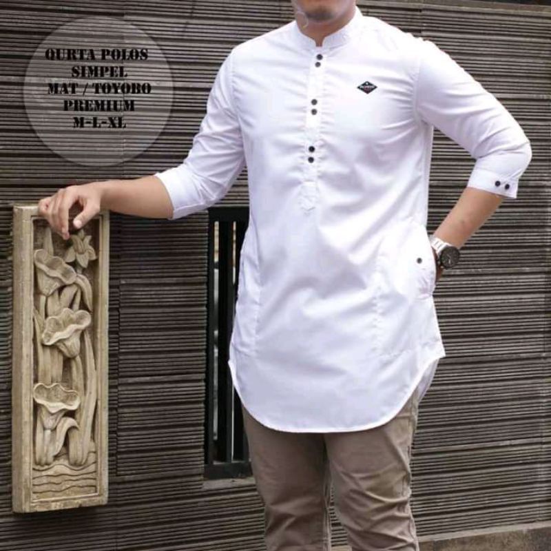 TERBARU Baju Koko Kurta Pakistan Lengan 3/4 Premium By Atharaya