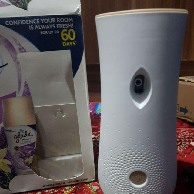Glade Automatic Spray / Alat Pengharum Ruangan Glade (free Refill & Baterai)