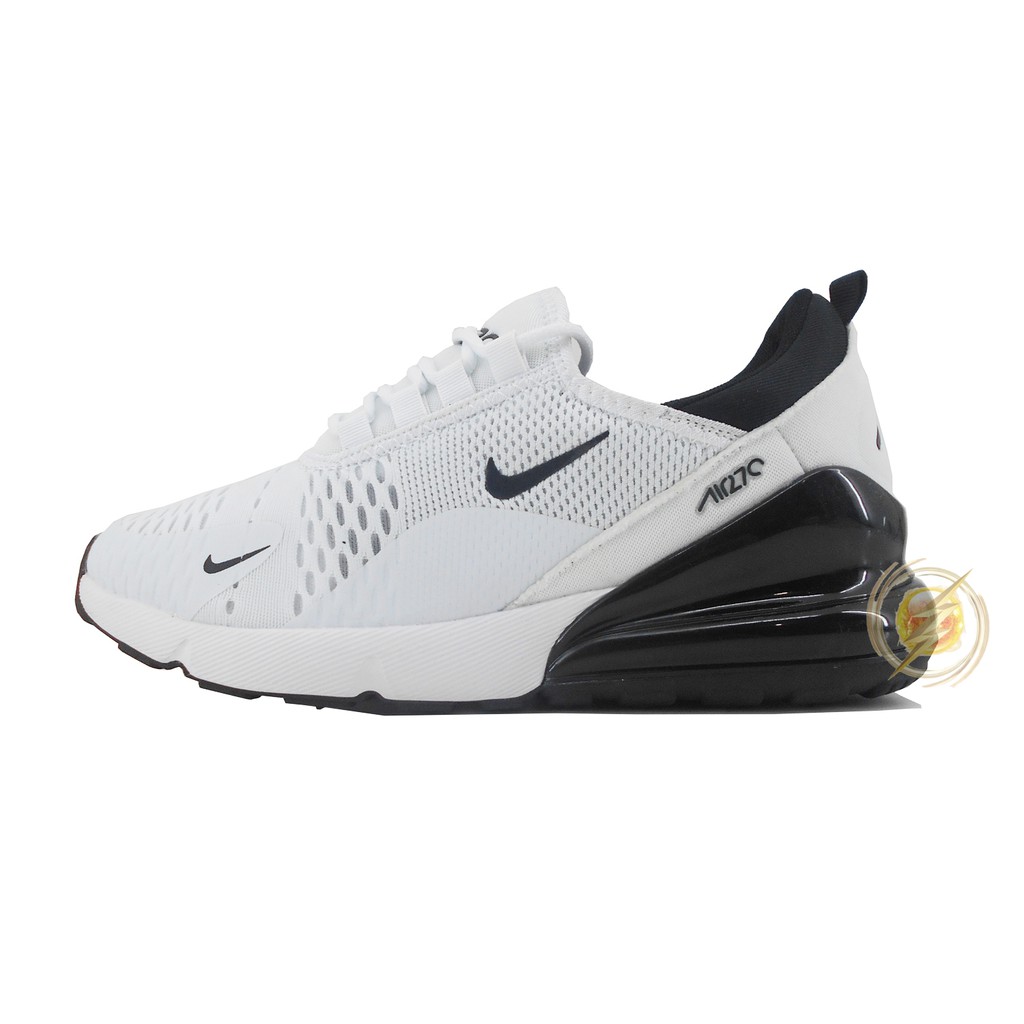 nike white and black air max 270 sneakers