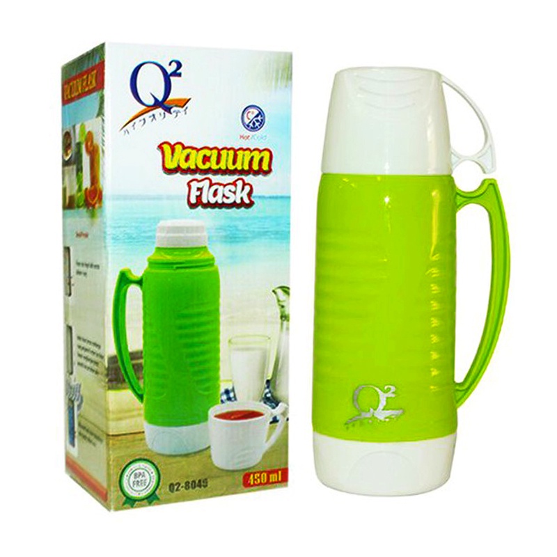 Thermos Vacuum Q2 Mug Tahan Panas 450ml - Hijau