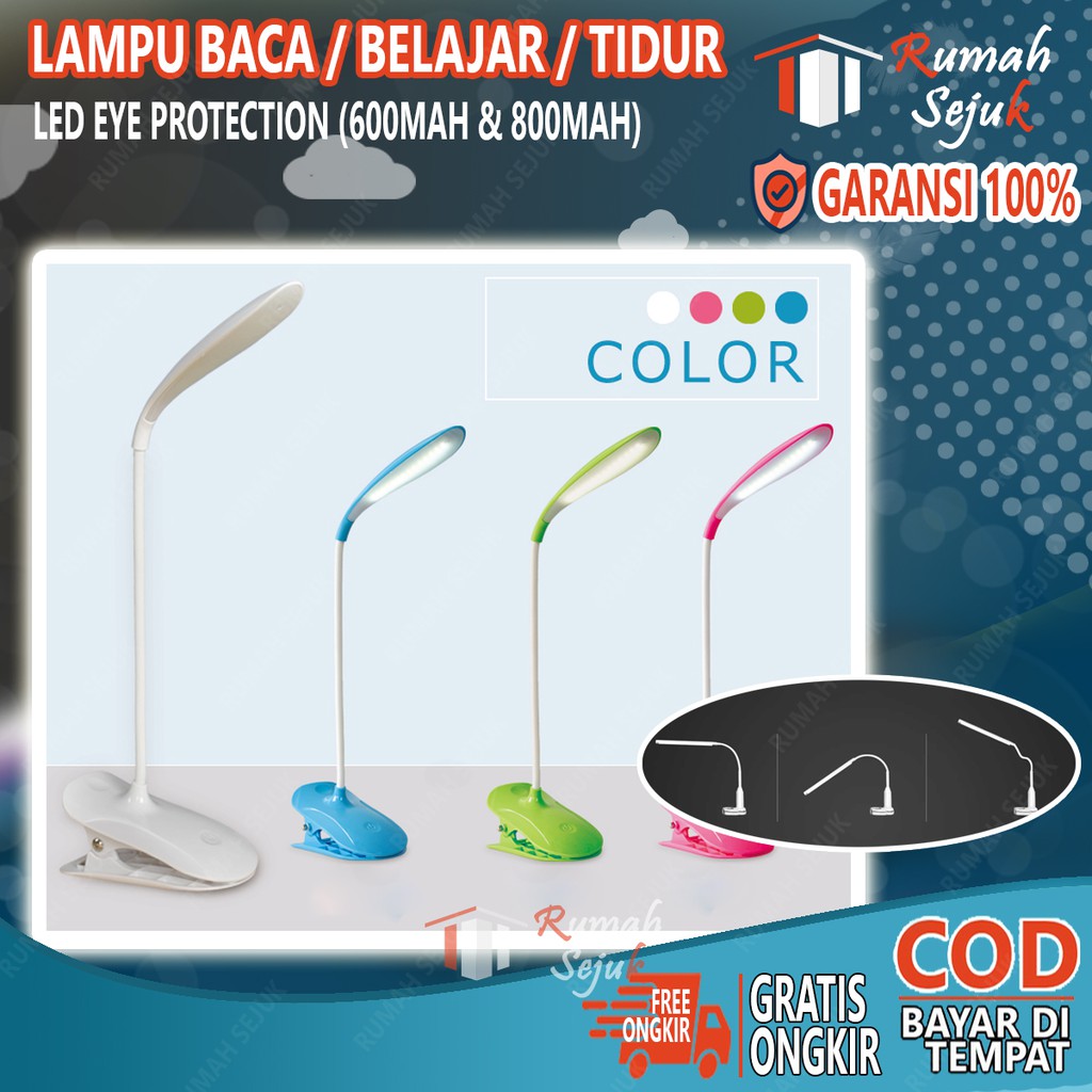 RS -Lampu Tidur Belajar Clip Baca Dinding Tembok Mini Reading Charger Jepit  Unik Lucu Anak RS-53010