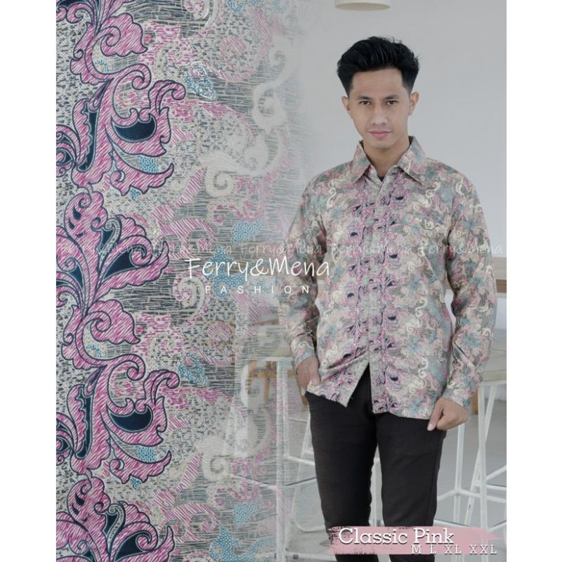 KEMEJA BATIK PRIA/KEMEJA BATIK MODERN/KEMEJA BATIK PESTA/KEMEJA BATIK TERBARU &amp; TERLARIS