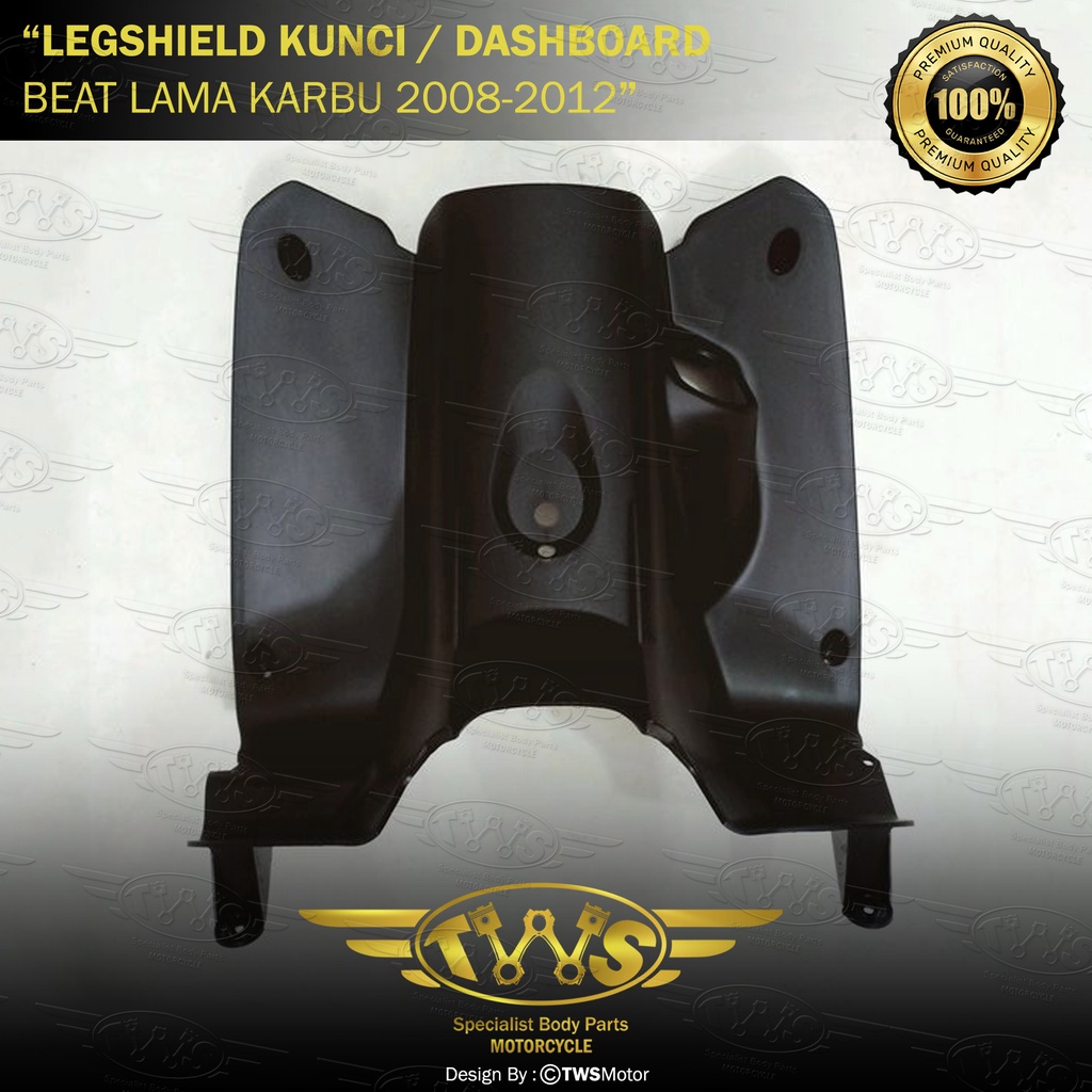 COVER INNER UPPER BEAT KARBU - Dashboard Laci Kontak Legshield Kunci Dek Kontak Beat Lama Karbu 2008