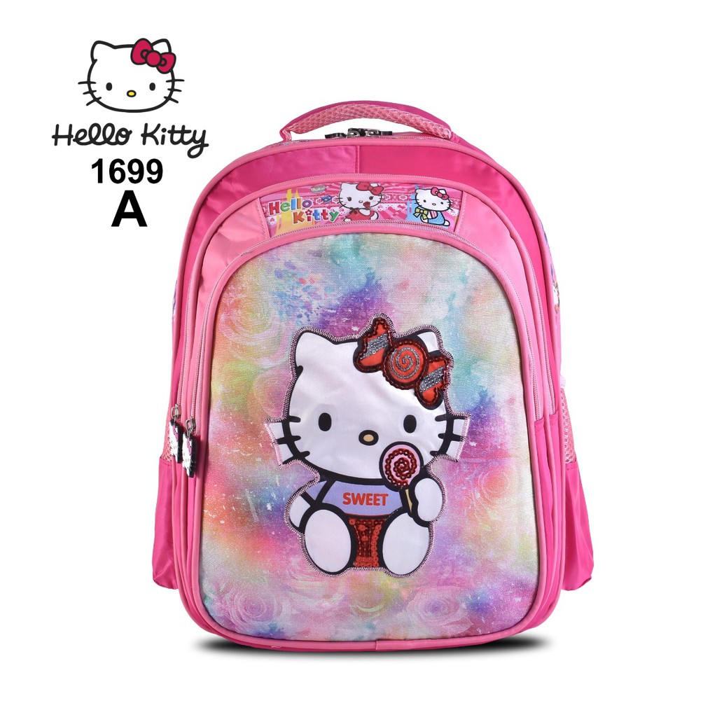 Tas Cartoon Lampu 1699 Tas Sekolah Anak Perempuan (Frozen,Hello Kitty,LOL,My Little Pony,Unicorn)