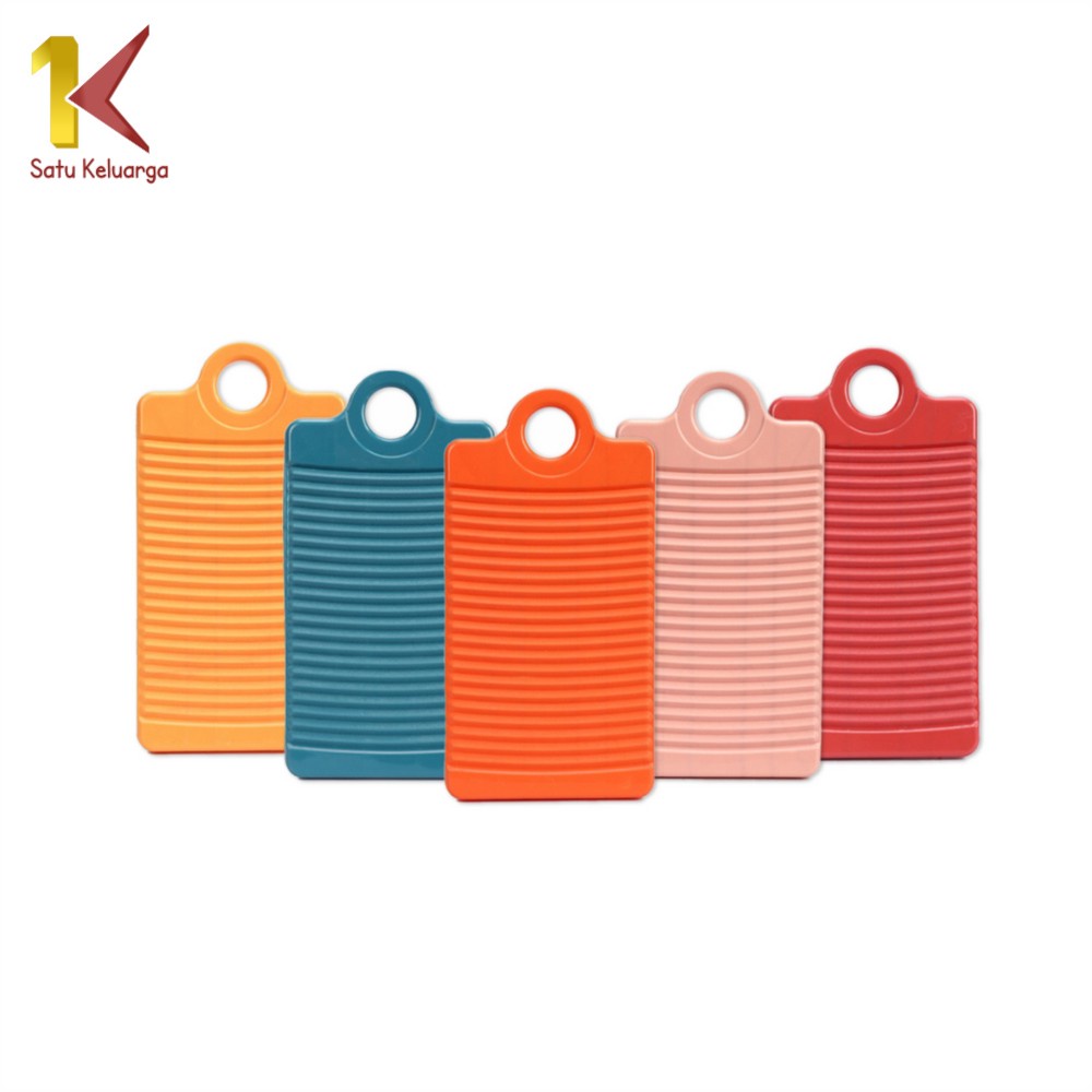 Satu Keluarga Papan Cuci Baju C254 Papan Gilesan Mini Pakaian Portable / Washboard Wash Penggilasan 