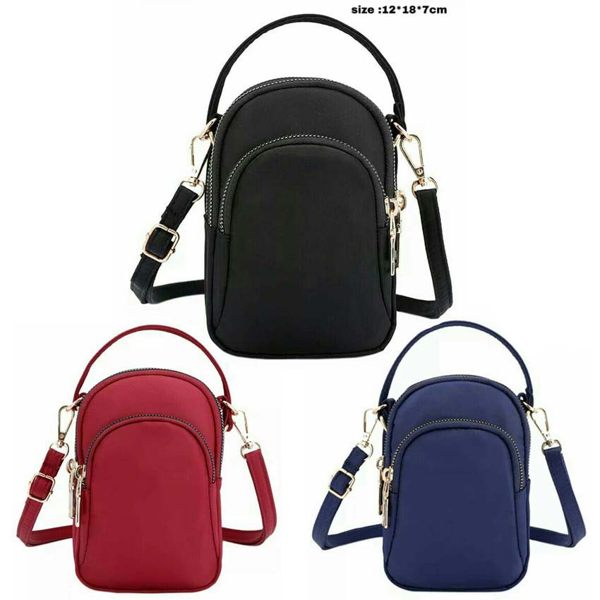 Termurah!! Tas Wanita Selempang Slingbag Crossbody Mini Tahan Air Zipper