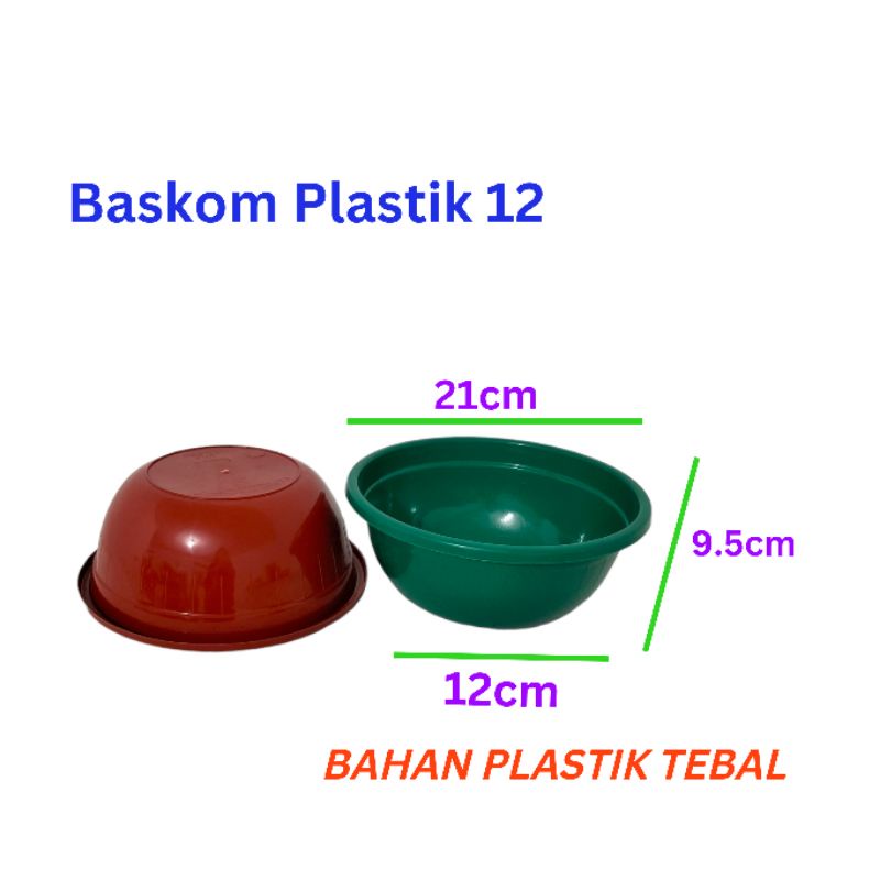 Baskom Plastik no 12 Tebal hajatan Berkat (SATUAN)