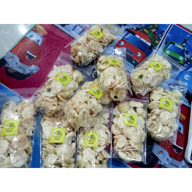 

kerupuk seblak pedas kencur