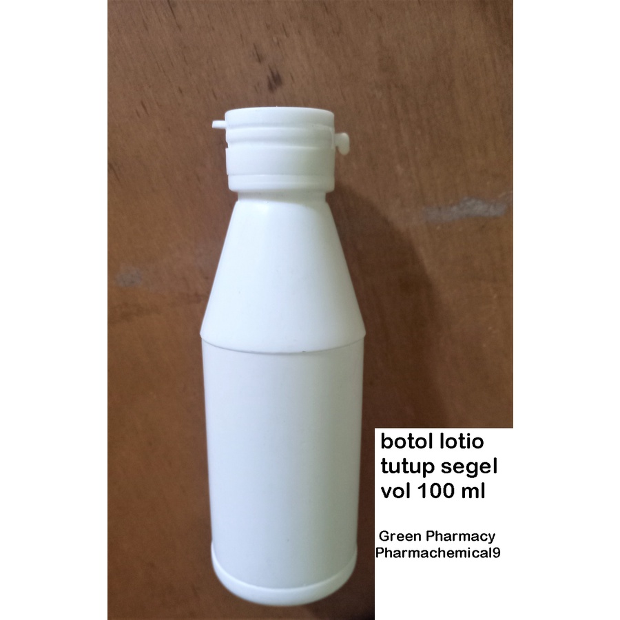 botol cairan 100 ml tutup segel