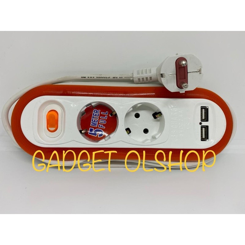 Stop Kontak USB - USB Stop Kontak 5M Lb2 - Adaptor USB - Colokan USB - Stop Kontak usb