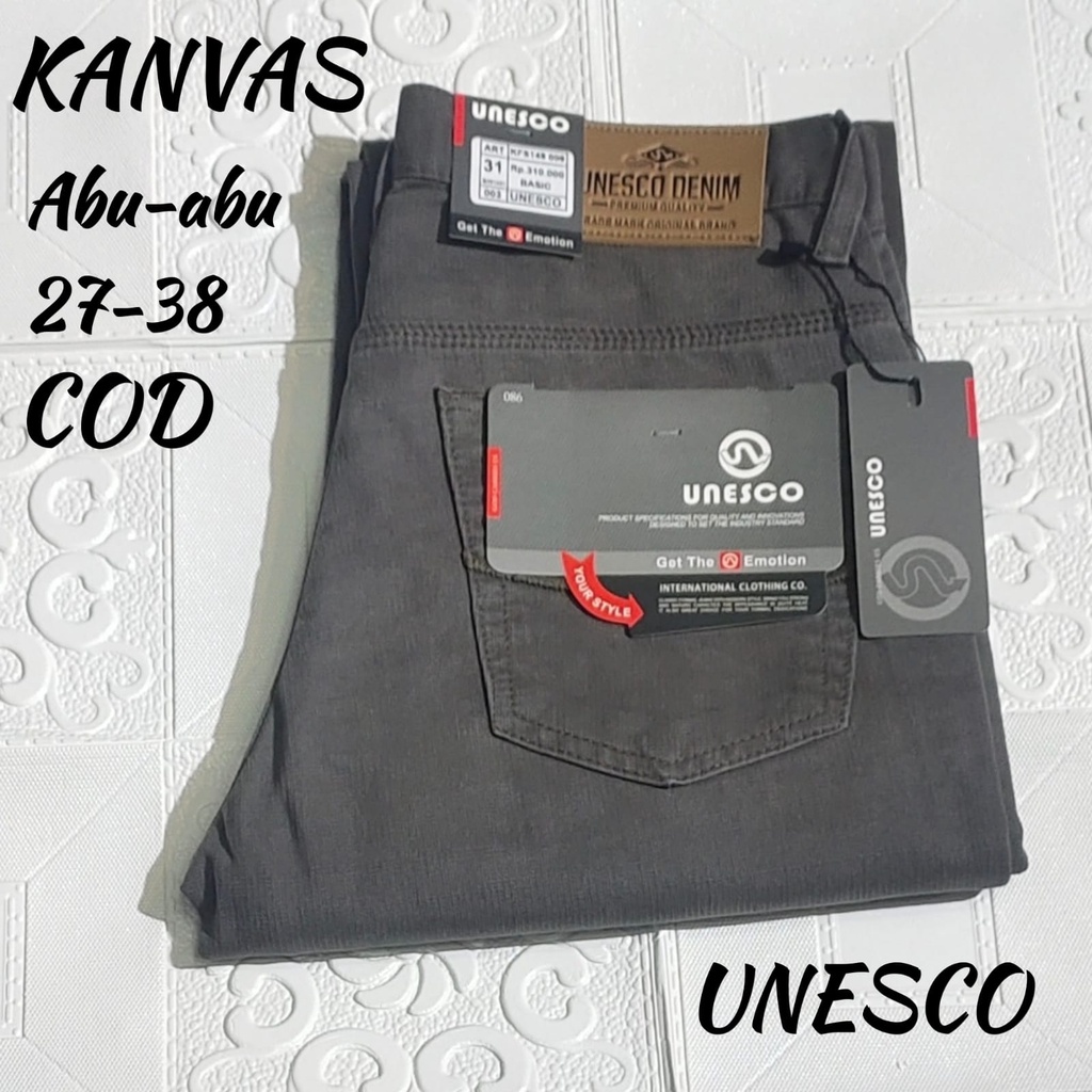 CELANA PANJANG SETANDAR CANVAS CARDINAL UNESCO/CELANA PRIA PREMIUM TERMURAH-SEVENTEEN JEANS