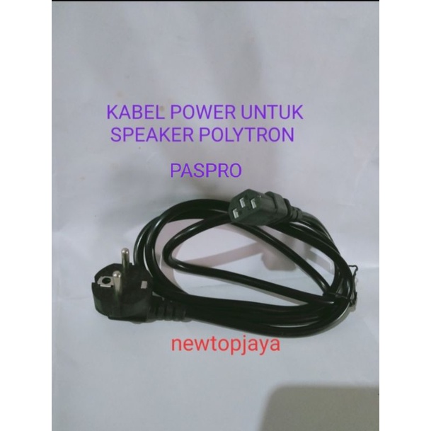 KABEL POWER UNTUK POLYTRON PASPRO