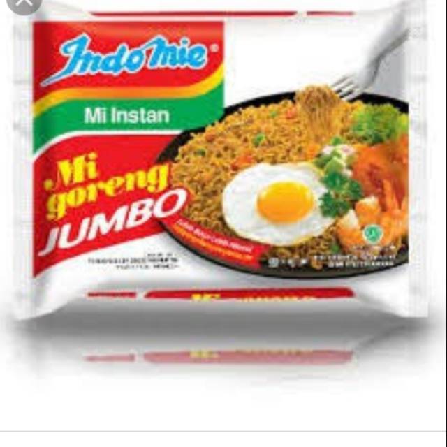 

Indomie goreng jumbo spesial 1bungkus